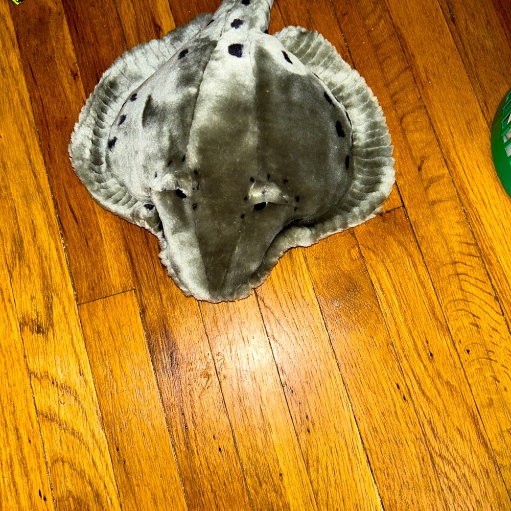Rare products Retired Stingray Plush \Gray with black spots & mouth underside